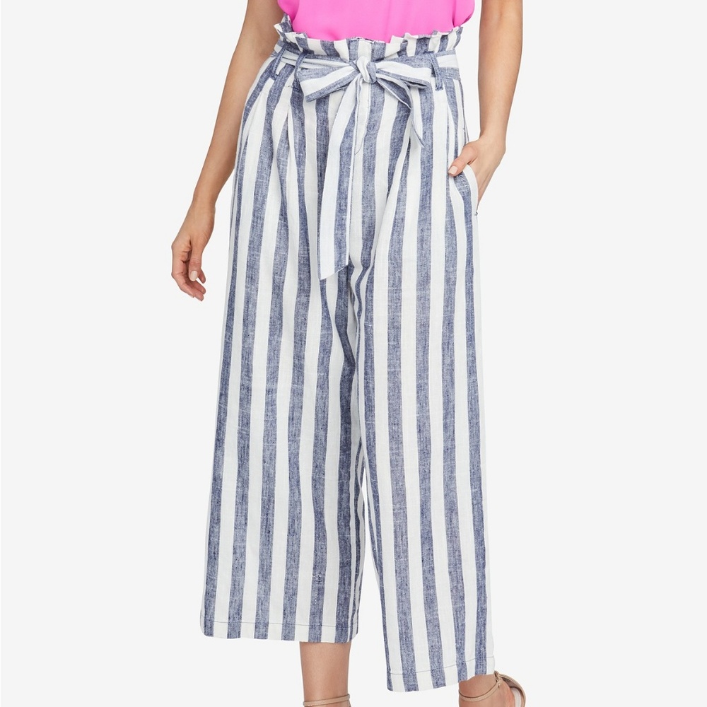 RACHEL Rachel Roy Striped Paperbag Pants Size 4